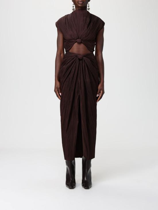 25FW 컬트 가이아 롱 원피스 DR28806PE3025 JAVA Cocoa