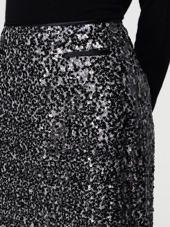 25FW 칼라거펠트 미디 스커트 A4W12016 8915 Black - KARL LAGERFELD