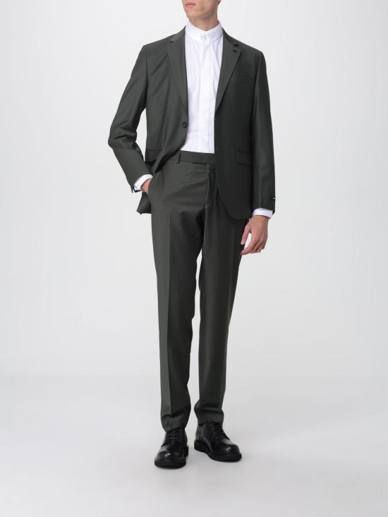 25FW 칼라거펠트 수트 팬츠 255002554035 V10590 Green - KARL LAGERFELD