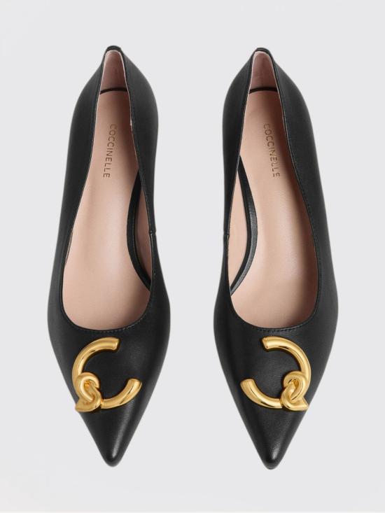 25FW 코치넬리 뮬/슬리퍼 E4SB3130201 001 Black - COCCINELLE