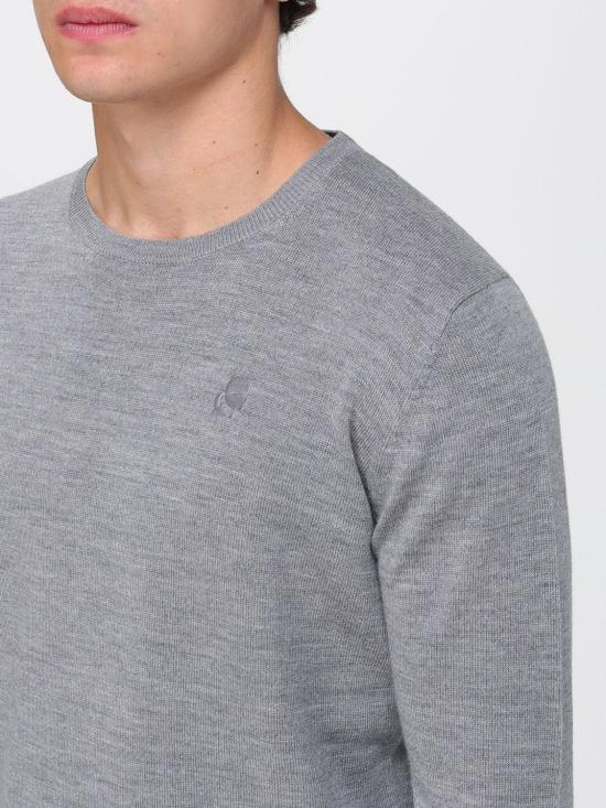 25FW 칼라거펠트 스웨터 655000554399 941 Grey - KARL LAGERFELD