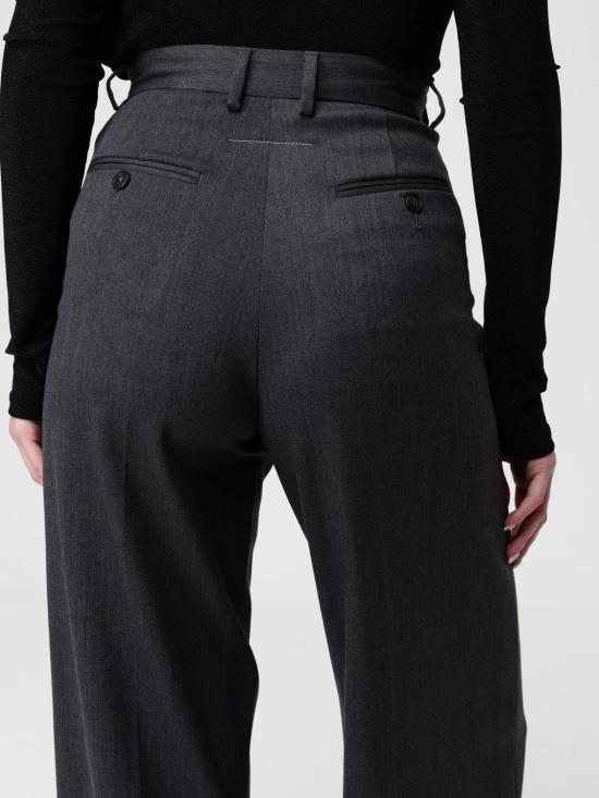 25FW MM6 메종마르지엘라 스트레이트 팬츠 S52KA0538S47848 860M Charcoal - MM6 MAISON MARGIELA