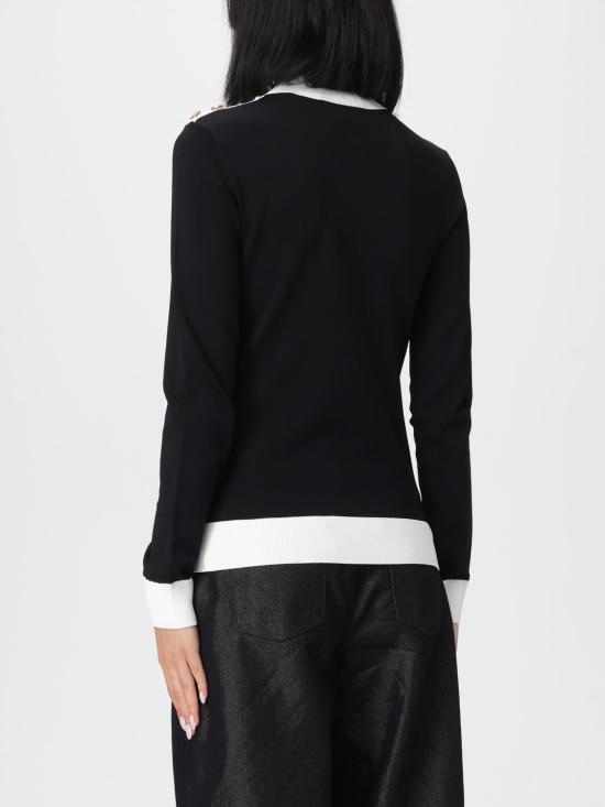 25FW 칼라거펠트 스웨터 A4W18038 999 Black - KARL LAGERFELD