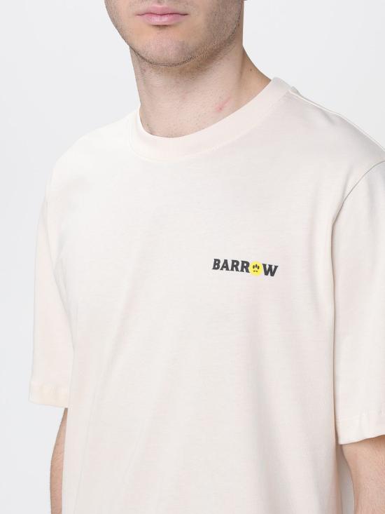 25FW 바로우 반팔 티셔츠 F5BWUATH127 013 Cream - BARROW