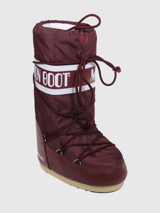 25FW 문부츠 아이콘 나일론 부츠 80D1400440 D013 Burgundy - MOON BOOT
