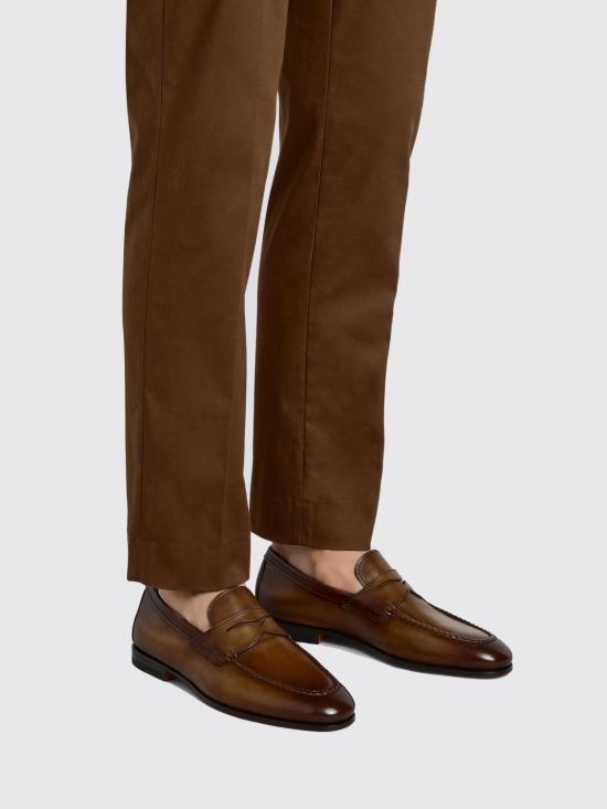 25FW 산토니 로퍼 MCNC18007SA4SLAS M82 Brown - SANTONI