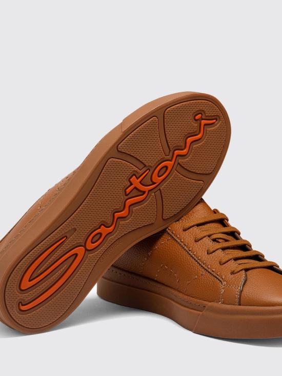 25FW 산토니 스니커즈 MBGT22063CUOTMIA C45 Brown - SANTONI