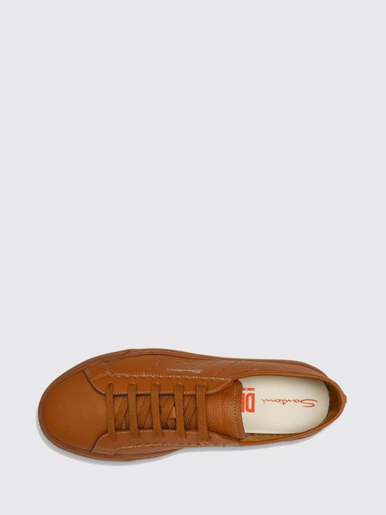 25FW 산토니 스니커즈 MBGT22063CUOTMIA C45 Brown - SANTONI