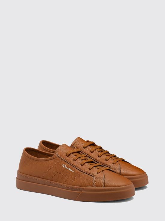 25FW 산토니 스니커즈 MBGT22063CUOTMIA C45 Brown - SANTONI