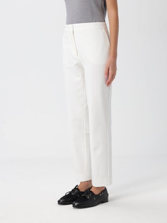 25FW 막스마라 스트레이트 팬츠 1786025106 006 White - MAX MARA