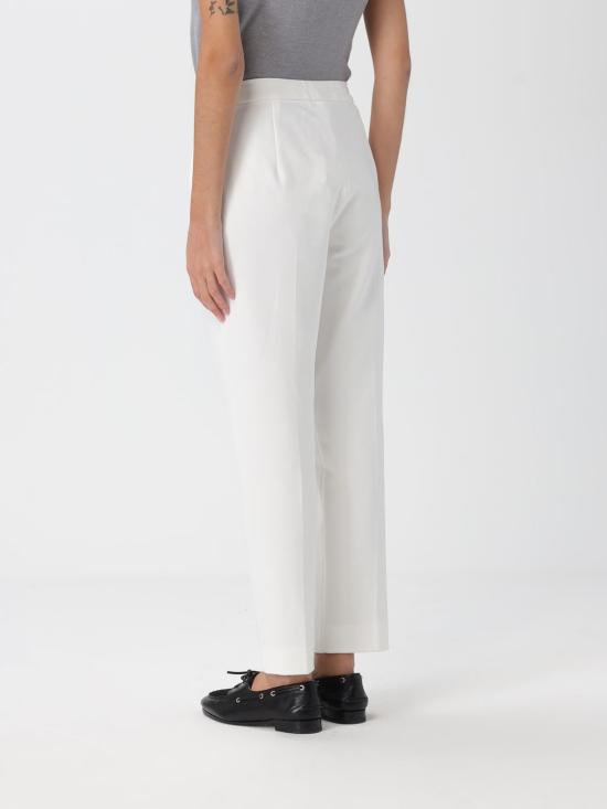 25FW 막스마라 스트레이트 팬츠 1786025106 006 White - MAX MARA