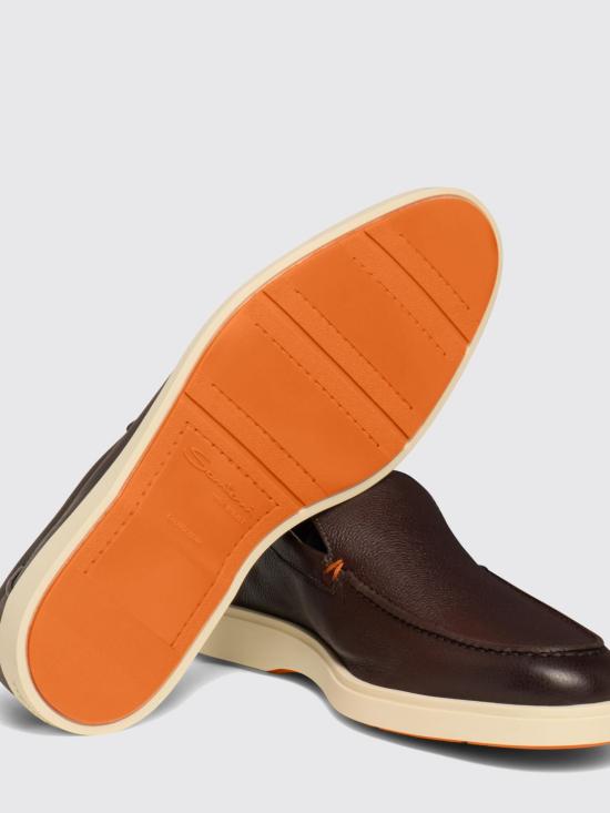 25FW 산토니 로퍼 MGDT17824TICSWLM T50 Brown - SANTONI