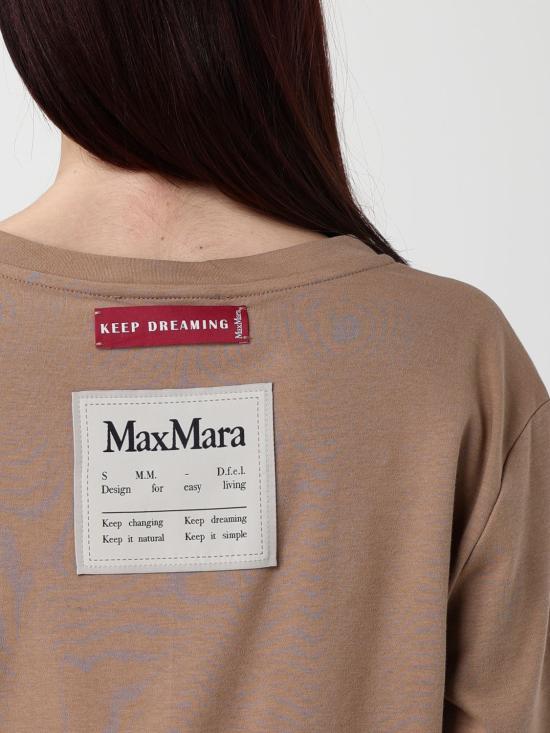 25FW 에스막스마라 반팔 티셔츠 2529976041600 006 Camel - 'S MAX MARA