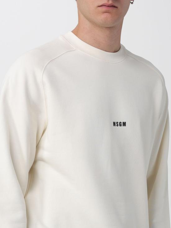 25FW 엠에스지엠 긴팔 티셔츠 2000MM503300000 02 Beige - MSGM