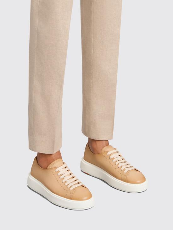 25FW 산토니 뮬/슬리퍼 WBCD61355BARTAFD C32 Brown - SANTONI