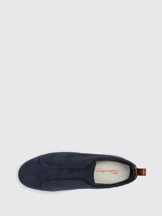 25FW 산토니 스니커즈 MBCD22069BARTOEP U60 Blue - SANTONI