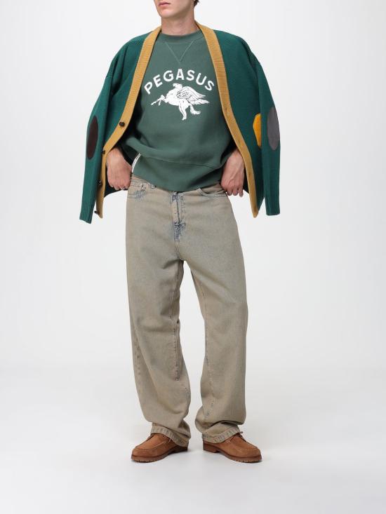 25FW 챔피온 긴팔 티셔츠 221836 GS501 Green - CHAMPION