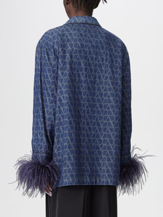 25FW 발렌티노 가라바니 셔츠 5B3DB01V8M9 558 Blue - VALENTINO GARAVANI