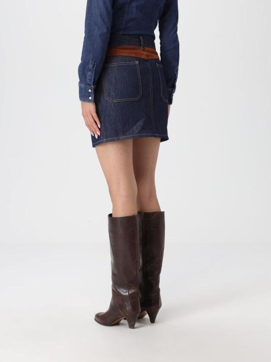 25FW 리우조 숏 스커트 UF5085DS073 77000 Denim - LIU JO