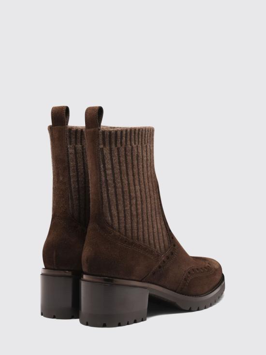 25FW 산토니 뮬/슬리퍼 WTDY59557SM1NHWO T50 Brown - SANTONI