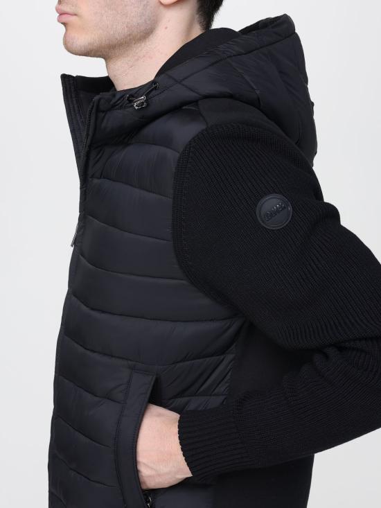 25FW 콜마르 니트 슬리브 후드 자켓 11128ZX 99 Black - COLMAR