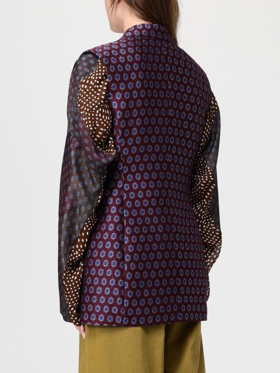 25FW 드리스 반 노튼 자켓 0104362351 358 Burgundy - DRIES VAN NOTEN