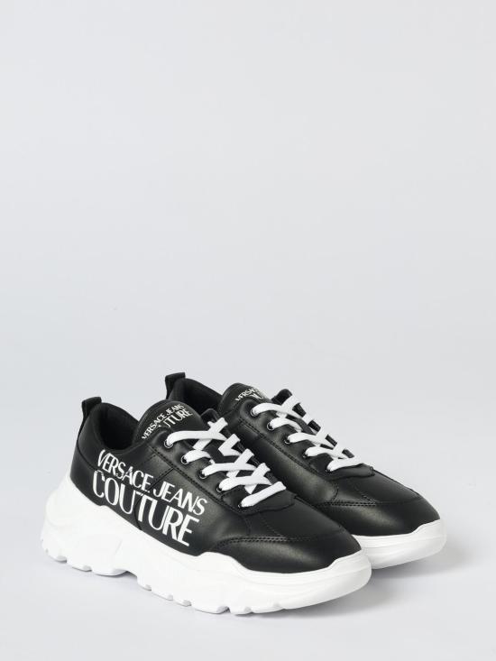 25FW 베르사체 뮬/슬리퍼 79YA3SC1ZPB45 899 Black - VERSACE