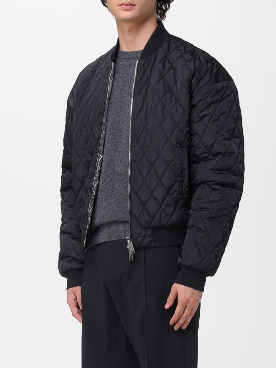 25FW 디스퀘어드2 봄버 자켓 S74AM1626D35318 900 Black - DSQUARED2