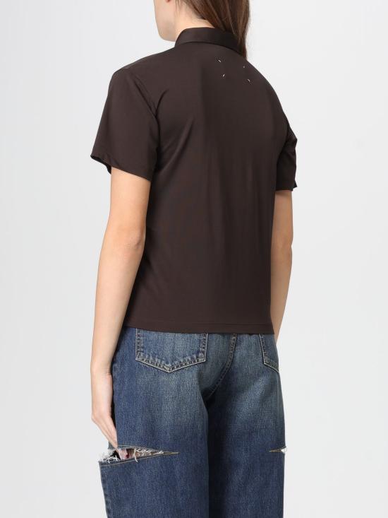 25FW 마르지엘라 폴로 티셔츠 S51GL0062M20134 144 Amber - MAISON MARGIELA