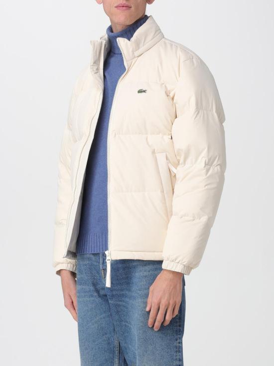 25FW 라코스테 숏패딩 BH5154 XFJ Yellow Cream - LACOSTE