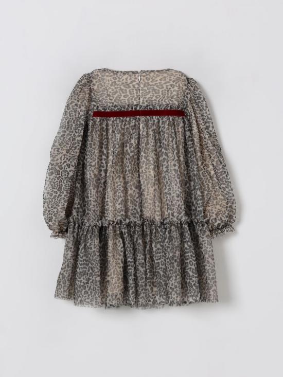 25FW [키즈] 리우조 원피스 KF5102J6597 09155 Beige - LIU JO