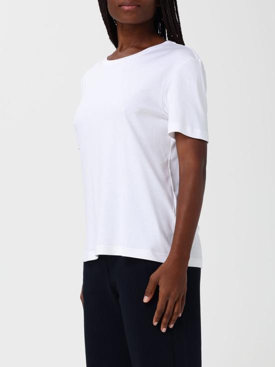 25FW 에스막스마라 반팔 티셔츠 2529976033600 007 White - 'S MAX MARA