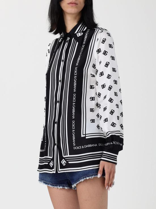 25FW 돌체앤가바나 블라우스 F5S48THI1Z6 HA9CN White - DOLCE & GABBANA