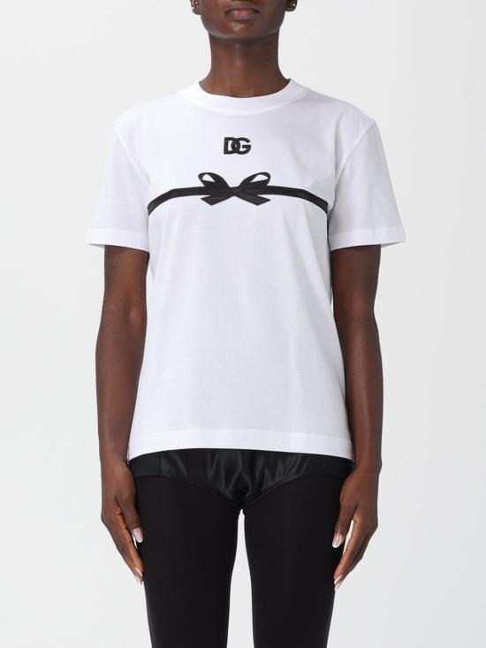 25FW 돌체앤가바나 반팔 티셔츠 F8V42ZGDC6B W0800 White