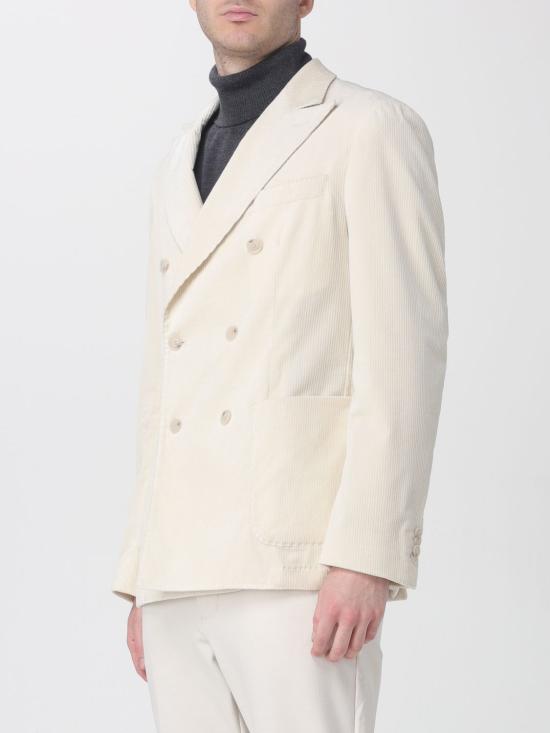 25FW 보스 수트 자켓 50551597 131 Yellow Cream - BOSS