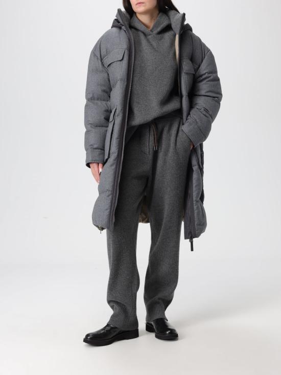 25FW 브루넬로 쿠치넬리 스트레이트 팬츠 M16222799 CUA25 Grey - BRUNELLO CUCINELLI