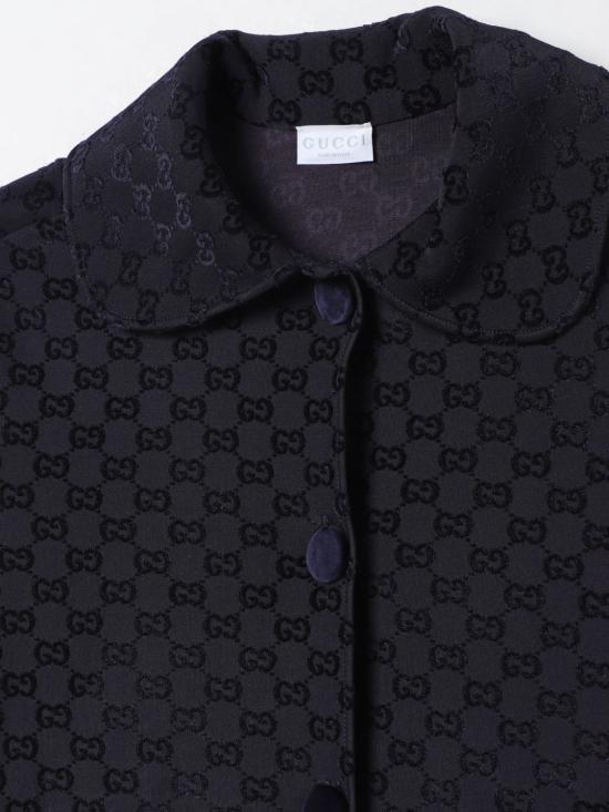 25FW [키즈] 구찌 코트 828849XJHD5 4215 Blue - GUCCI