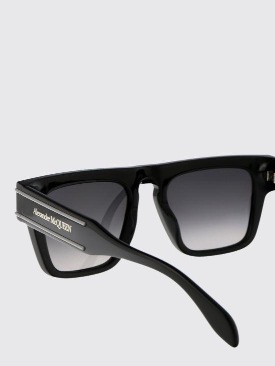 25FW 알렉산더 맥퀸 선글라스 AM0397S 001 Black - ALEXANDER MCQUEEN