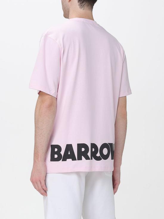 25FW 바로우 반팔 티셔츠 F5BWUAFP059 042 Pink - BARROW