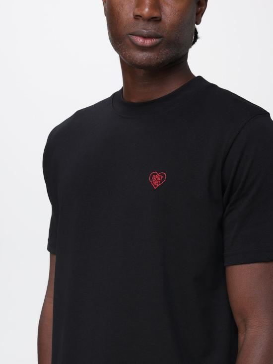 25FW 패밀리퍼스트 밀라노 반팔 티셔츠 TS2402 Black - FAMILY FIRST MILANO