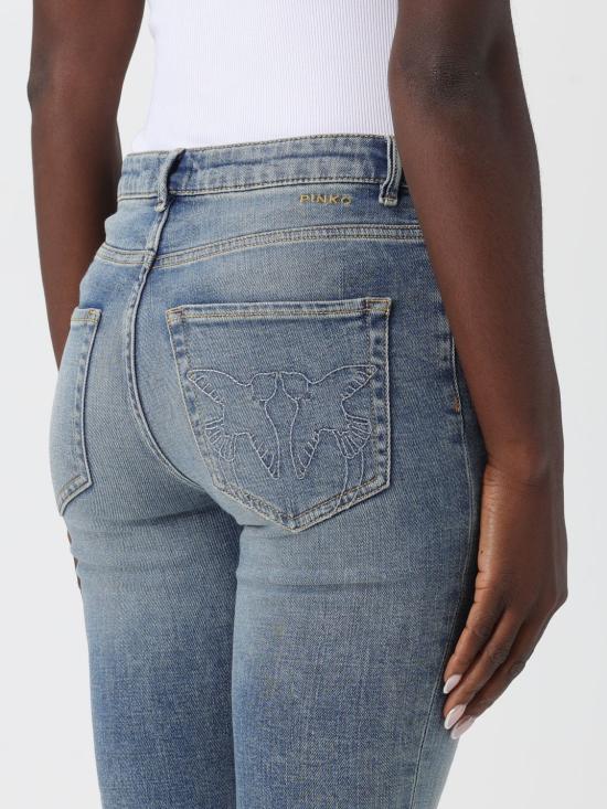 25FW 핑코 데님 팬츠 100169A2WT PJO Denim - PINKO