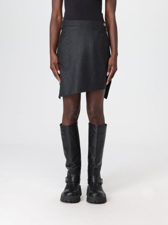 25FW 비비안웨스트우드 스커트 1K01002CW0173 P403 Black