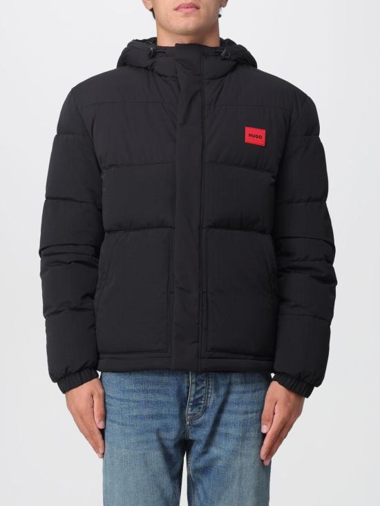 25FW 휴고보스 숏패딩 50547897 001 Black