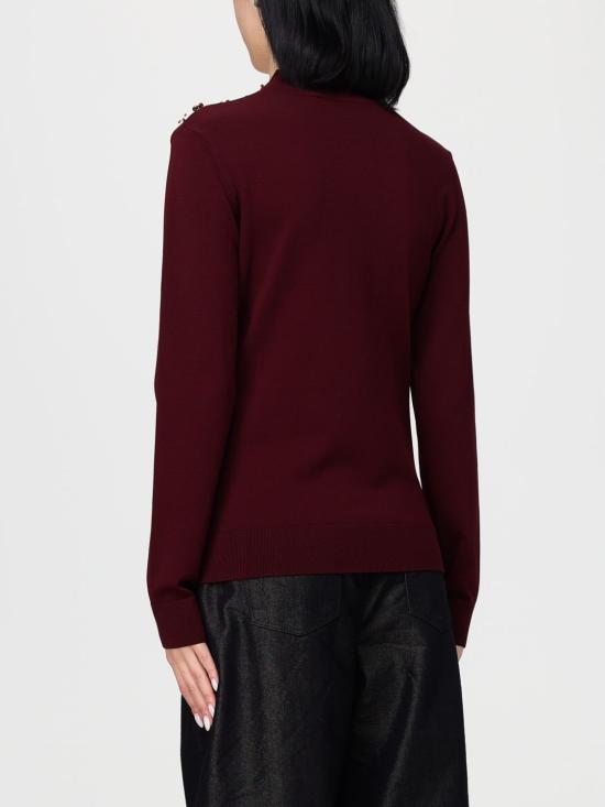 25FW 칼라거펠트 스웨터 A4W18038 548 Burgundy - KARL LAGERFELD