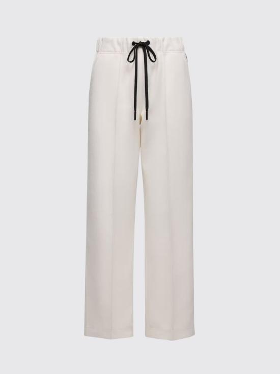 25FW 몽클레어 트레이닝/조거 팬츠 K20988H0000189B08 086 White