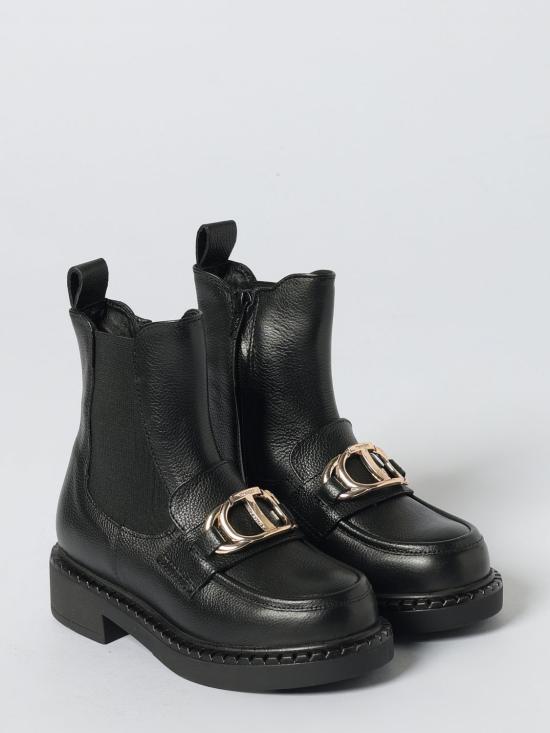 25FW [키즈] 트윈셋 슈즈 252GCJ024 00006 Black - TWINSET