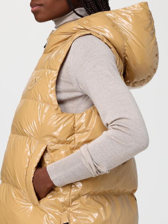 25FW 핑코 베스트 103825A2P7 D93 Honey - PINKO