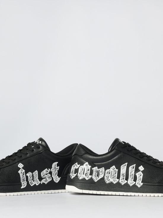 25FW 저스트까발리 뮬/슬리퍼 79QA3SM5ZP397 899 Black - JUST CAVALLI