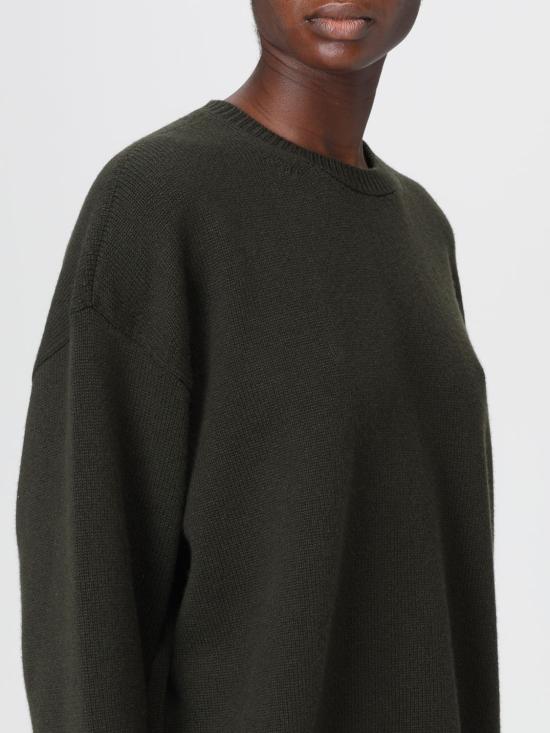 25FW 구찌 웹 캐시미어 울 스웨터 810341XKEWI 3271 Green - GUCCI