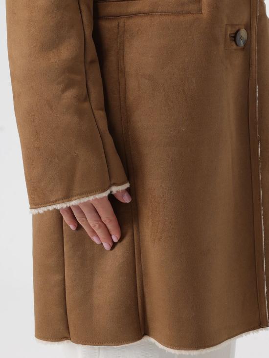 25FW 랄프 로렌 포 시어링 스웨이드 코트 297P04121 002 Camel - RALPH LAUREN